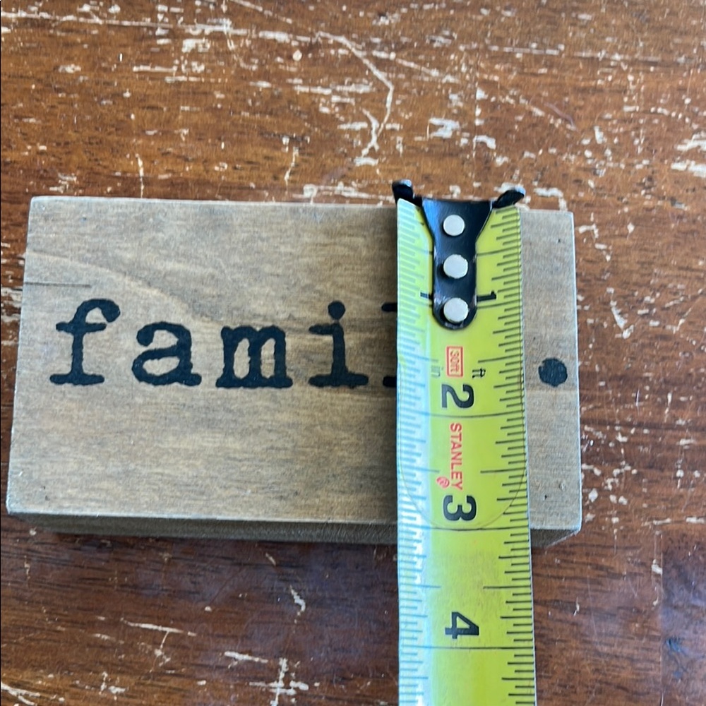 Rustic Wooden Family Tabletop Sign - Picture 4 of 5